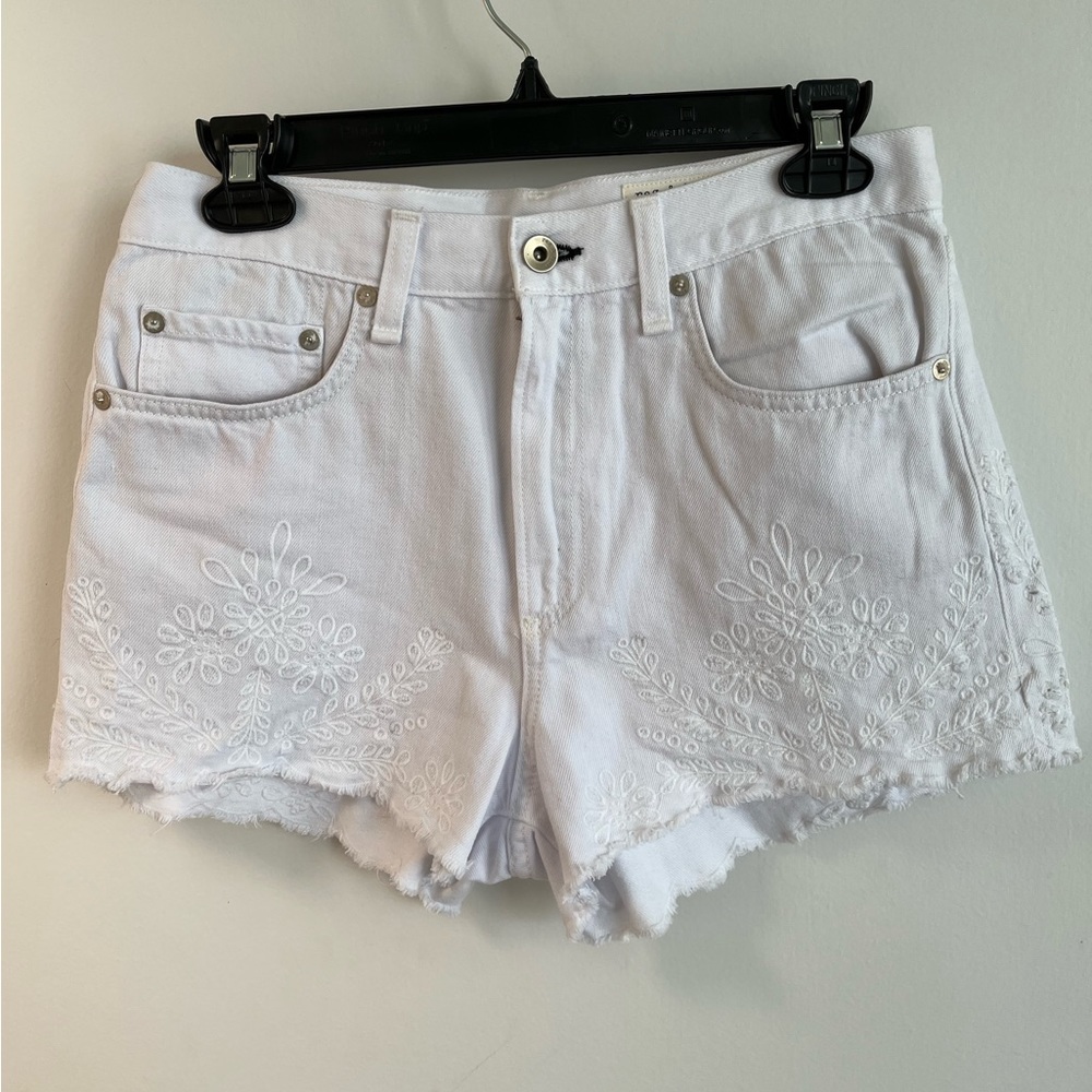 Rag & Bone White Embroidered Justine Shorts - various sizes